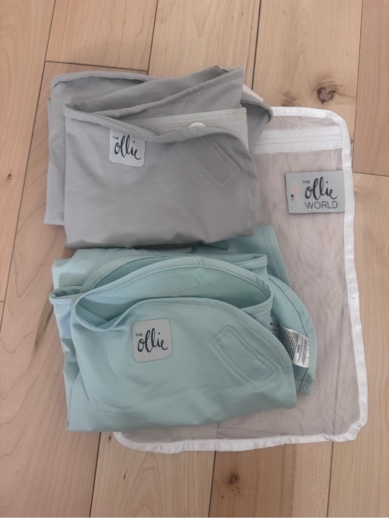 Ollie Other - The Ollie World Kids Sleep Sacks - Gray & Mint
